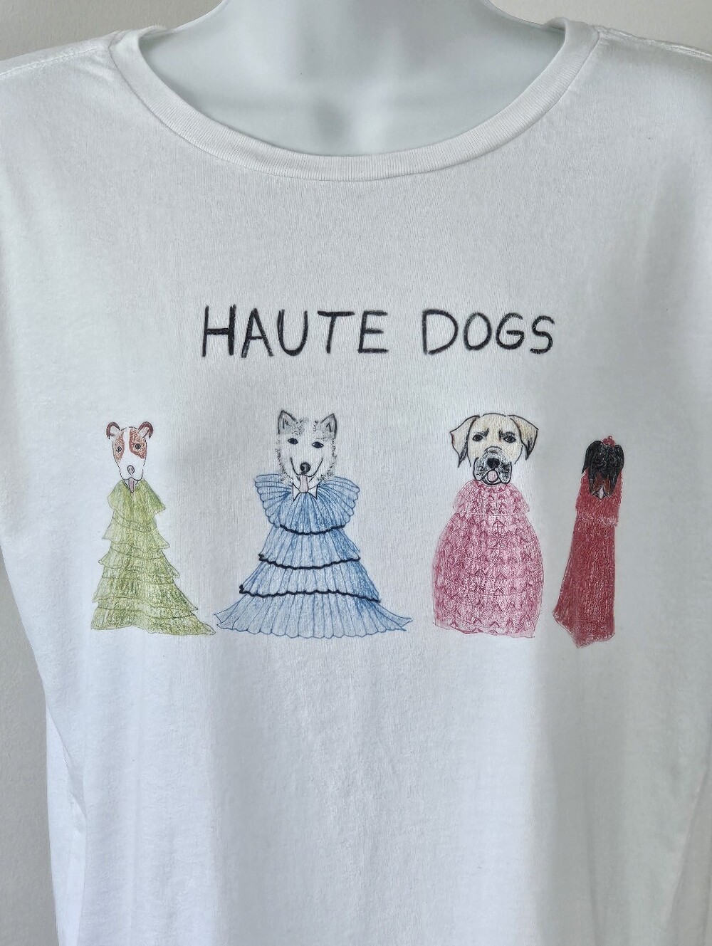 Unfortunate Portrait Haute Dogs Cotton Tee Size Medium EUC